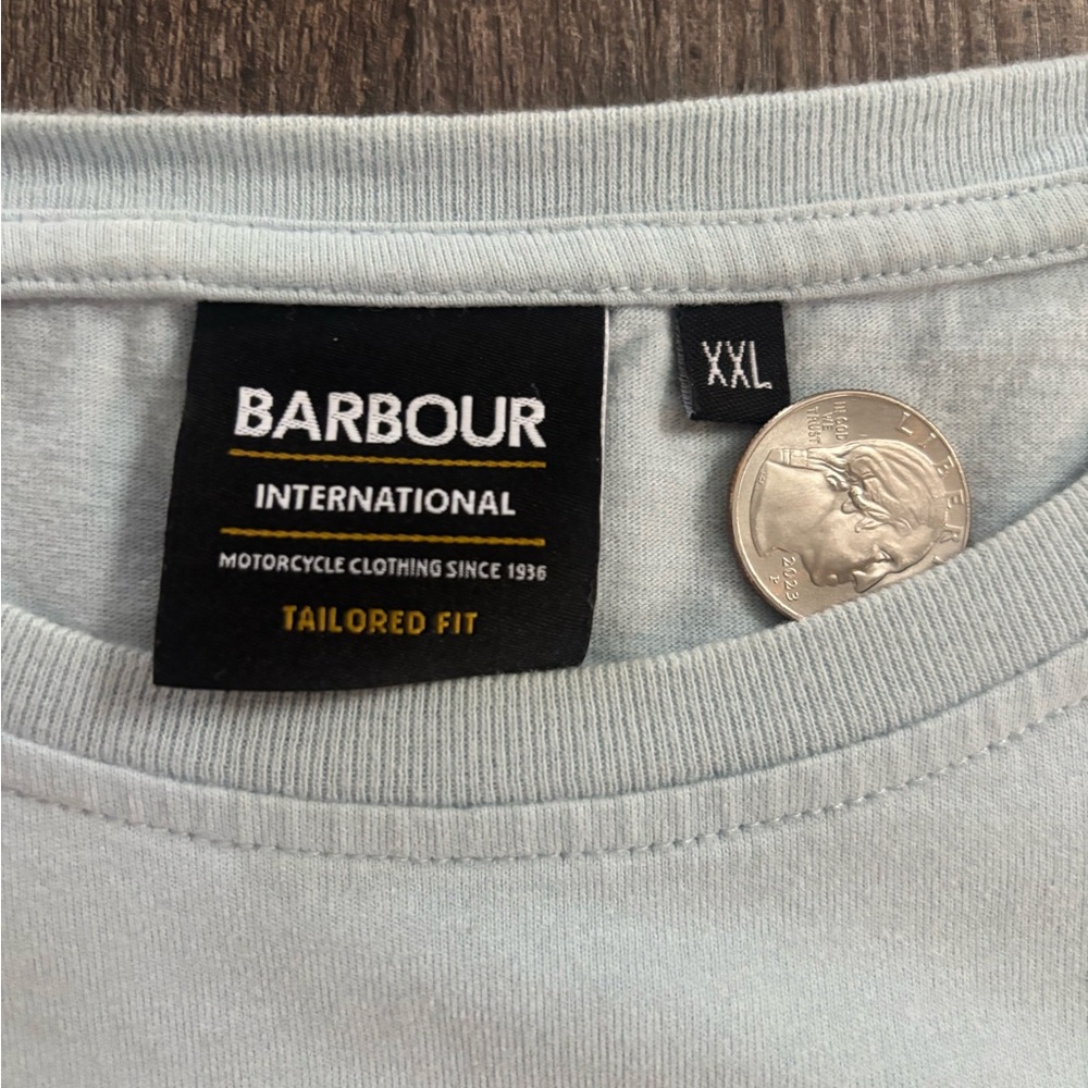 Barbour International Duke Motorcycle Tee Shirt - Picture 2 of 4